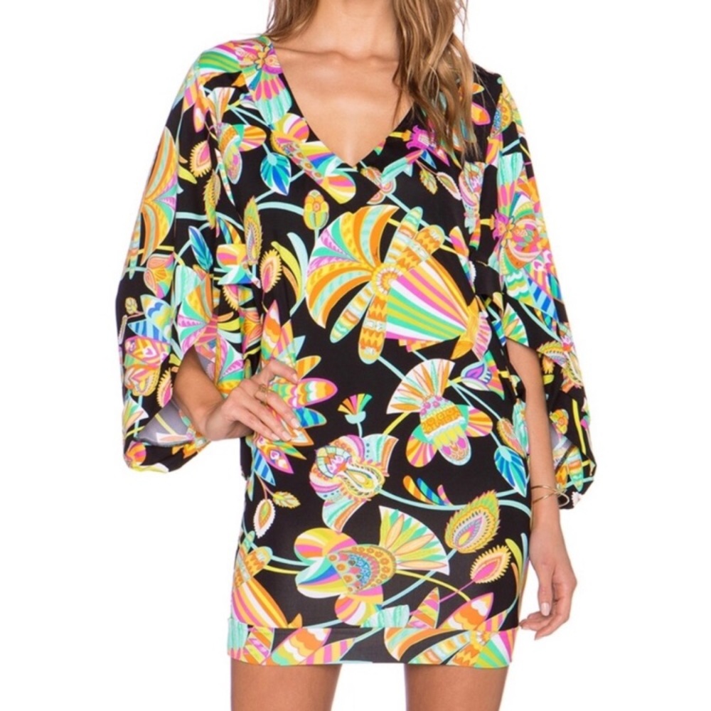 NWT Trina Turk “Tahitian Floral”Coverup TunicDress